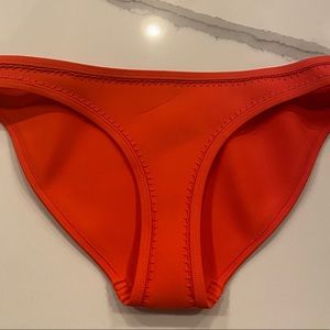 Red Triangl neoprene bikini bottoms